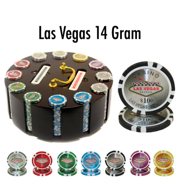 Brybelly CSLV-300C 300 Ct - Pre-Packaged - Las Vegas 14 G - Wooden Carousel