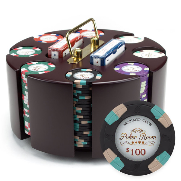 Brybelly CPPK-200C 200Ct Claysmith Gaming Poker Knights Chip Set In Carousel