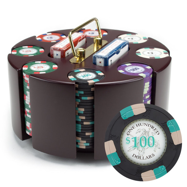 Brybelly CPPK-200CC 200Ct Custom Claysmith Gaming Poker Knights Chip Carousel