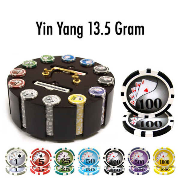 Brybelly 300 Ct - Pre-Packaged - Yin Yang 13.5 G - Wooden Carousel CSYY-300C