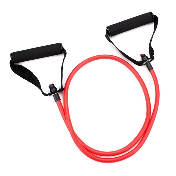 Brybelly 4' Red Medium Tension (12 Lb.) Exercise Resistance Band SRTB-004