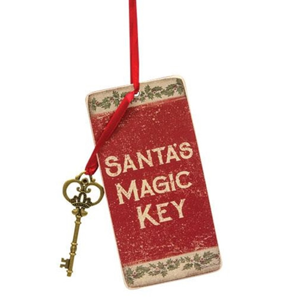Santa'S Magic Key Ornament G100837 By CWI Gifts