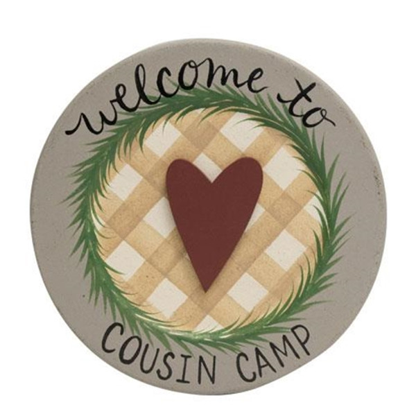 *Cousin Camp Plate G35260 By CWI Gifts