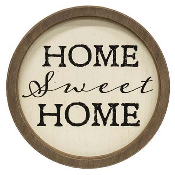 *Home Sweet Home Circle Frame G35361 By CWI Gifts