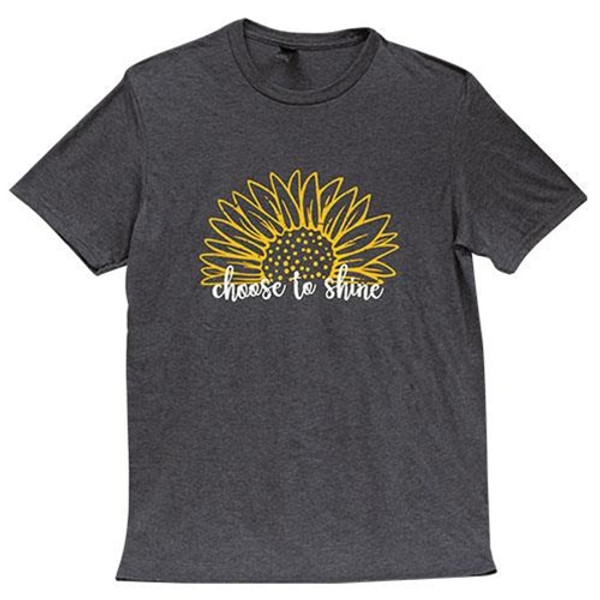 Choose To Shine Sunflower T-Shirt Small GL69S By CWI Gifts