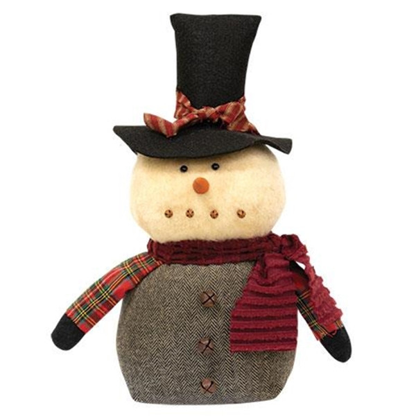 Jingles Snowman W/Hat & Scarf GRJ007 By CWI Gifts