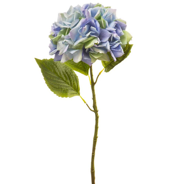 22.25" Hydrangea Spray Blue Delphinium (Pack Of 12) FSH586-BL/DL By Silk Flower
