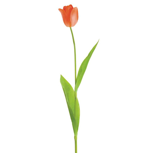 28"Dutch Tulip Spray Orange (Pack Of 12) HST005-OR By Silk Flower