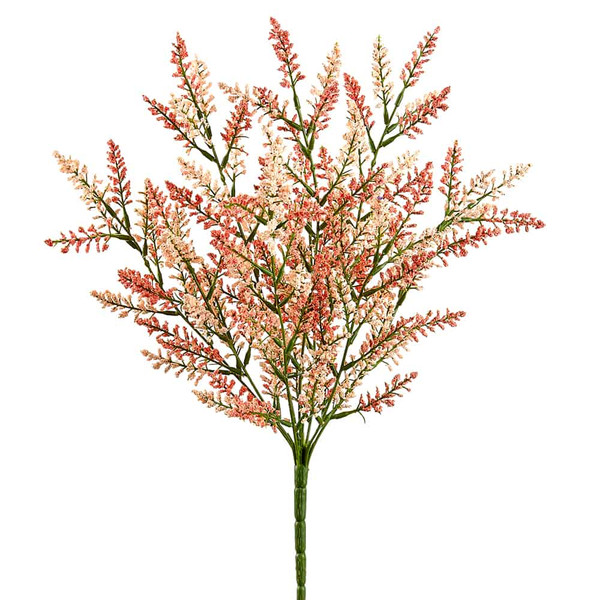 20"Astilbe Bush X9 Two Tone Coral (Pack Of 12) FBA256-CO/TT By Silk Flower