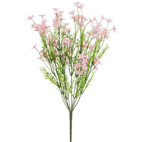 18" Forget-Me-Not Bush X9 Pink (Pack Of 12) FBF003-PK By Silk Flower