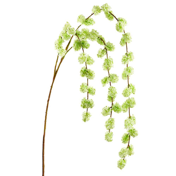 40" Mini Viburnum Spray Green (Pack Of 12) FSV224-GR By Silk Flower