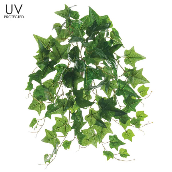 19" Uv Protected Ivy Bush Green (Pack Of 12) PBO031-GR By Silk Flower