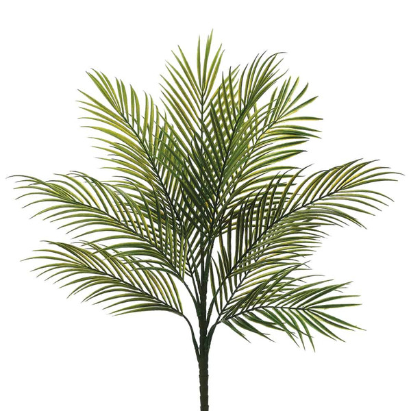 2' Plastic Areca Palm W/10 Leaves Green (Pack Of 6) PTP312-GR By Silk Flower