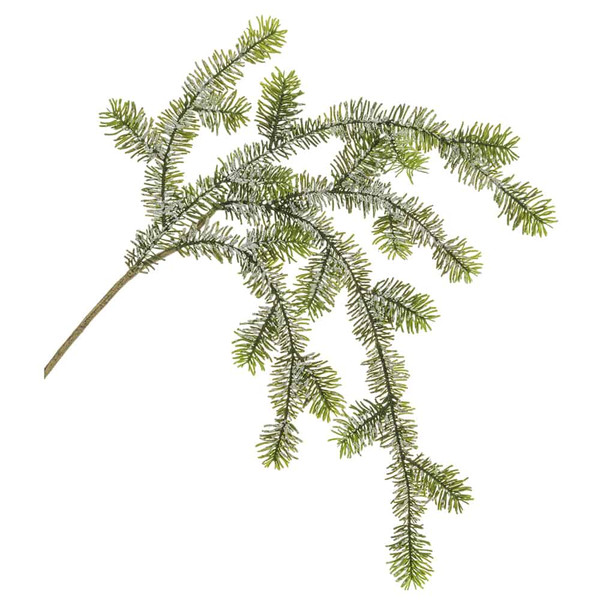 44" Iced Norway Spruce Hanging Spray Green White 8 Pieces YSN228-GR/WH By Silk Flower