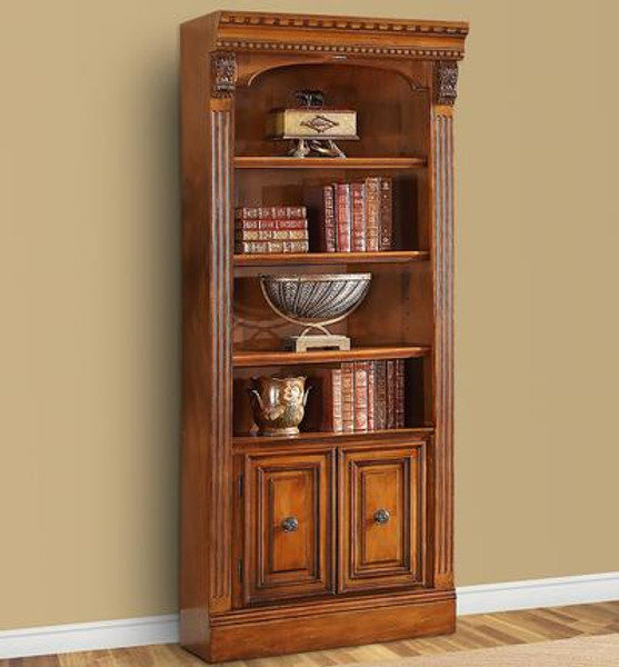 HUN#430 Huntington 32 In. Open Top Bookcase By Parker House
