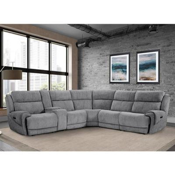MSPE-PACKA(H)-TGR Spencer Tide Graphite 6 Piece Sectional - Package A (811Lph, 810P, 850, 840, 860, 811Rph) By Parker House