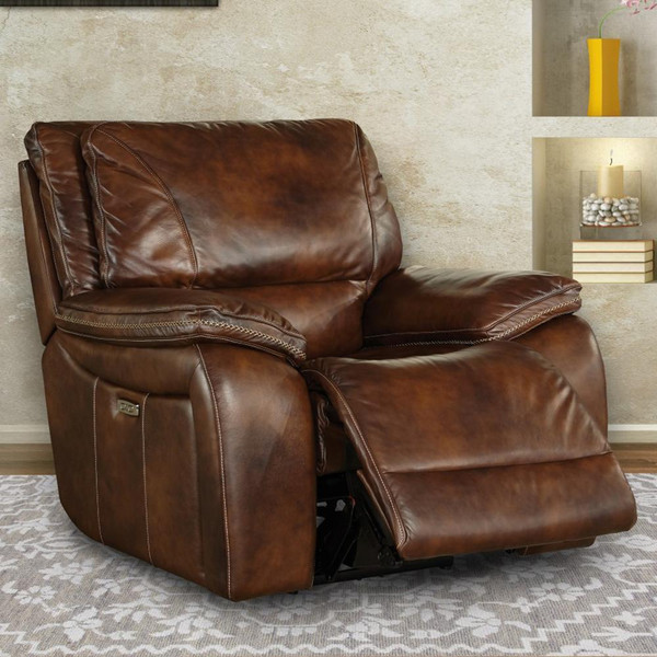 MVAI#812PH-BUR Vail Power Recliner By Parker House