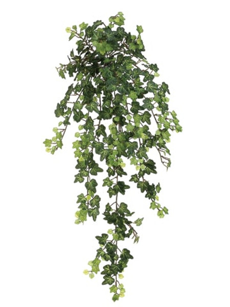 29.5" Lace Ivy Hanging Bush X14 W/436 Leaves Green 12 Pieces PBI810-GR