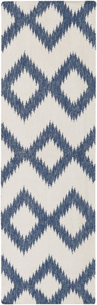 Surya Frontier Hand Woven Blue Rug FT-165 - 2'6" x 8'