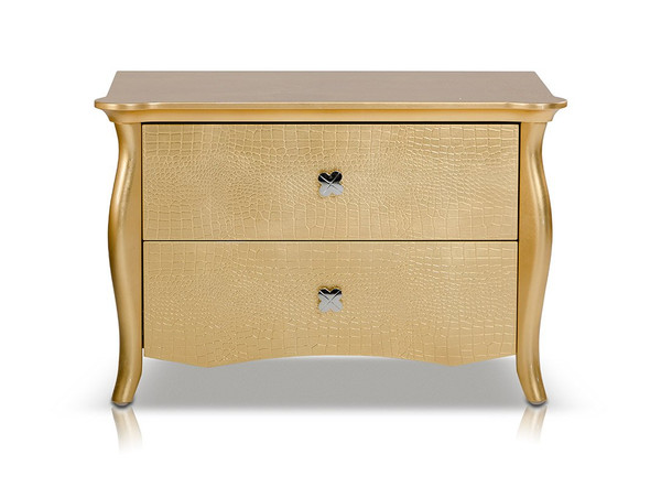 A&X Imperial - Gold Nightstand