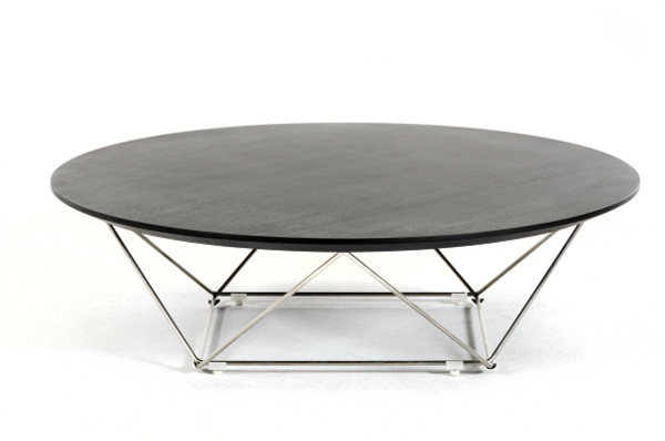 Modrest Spoke Modern Wenge Coffee Table