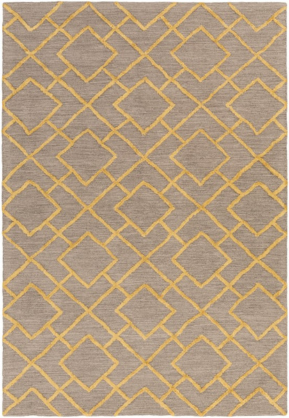 Surya Gable Hand Hooked Yellow Rug GBL-2001 - 8' x 10'