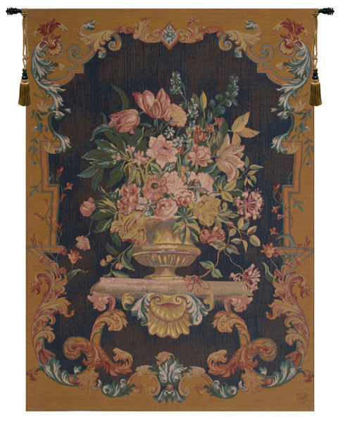 Bouquet XVIII in Bleu French Tapestry WW-10117-14050