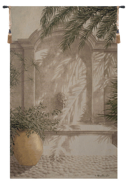 Urn And Fountain European Tapestry WW-11551-15429