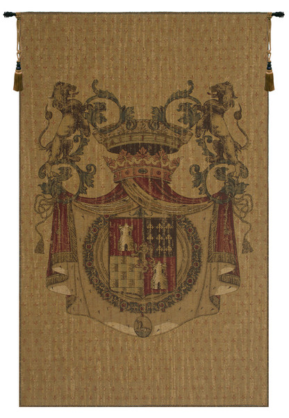 Blason Tours Small Border Belgian Tapestry WW-11649-15537