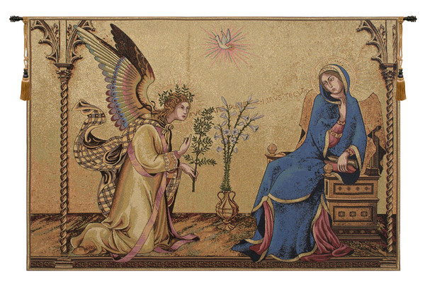 Annunciazione Tra I Santi Ansano E Margherita Italian Tapestry WW-11669-15566