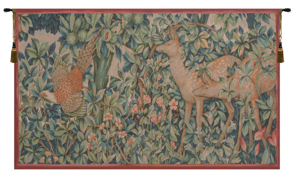 Pheasant And Doe French Tapestry WW-11807-15721