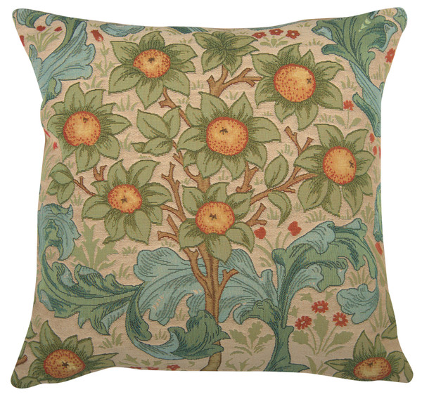 Orange Tree W/Arabesques Light French Cushion WW-12170-16164