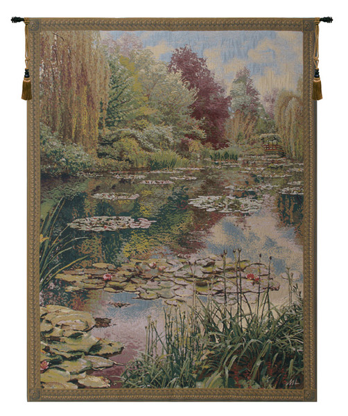 Monet Vertical Belgian Tapestry Wall Art WW-1666-2434
