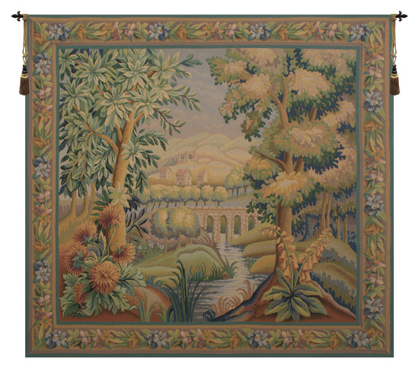Bridge Without Bird I Belgian Tapestry Wall Art WW-1698-2486