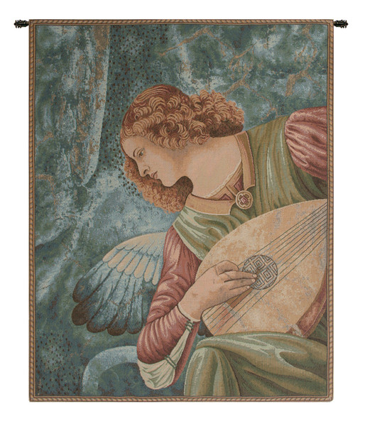 Ange Au Luth Angel Italian Tapestry WW-2196-3069