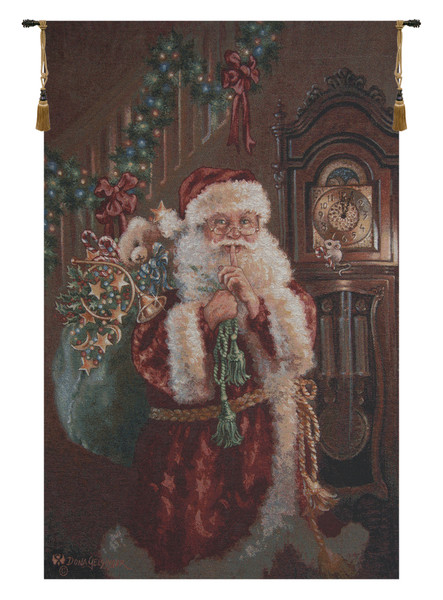 Santa Not A Creature Fine Art Tapestry WW-2322-3219