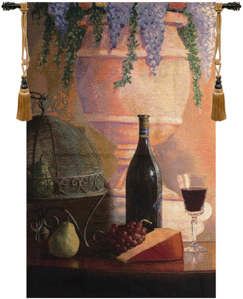 An Elegant Afternoon Gathering Fine Art Tapestry WW-2552-3549
