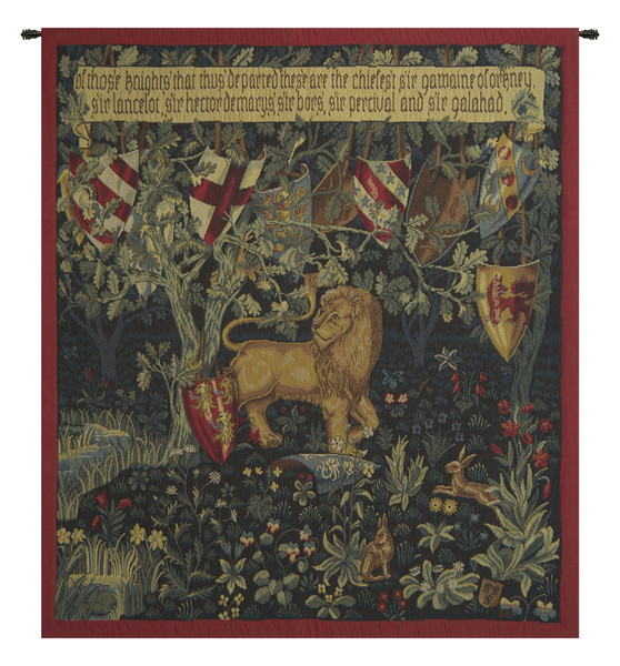 Heraldic Lion French Tapestry WW-3553-4846