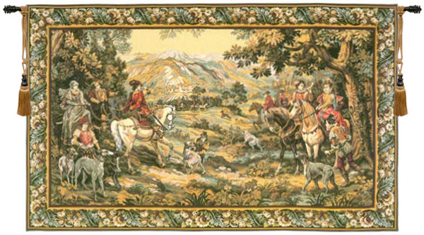 Chasse A Courre De Detti French Tapestry WW-3580-4893