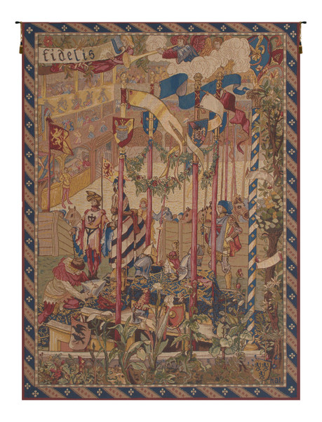 La Joute French Tapestry WW-3603-4956
