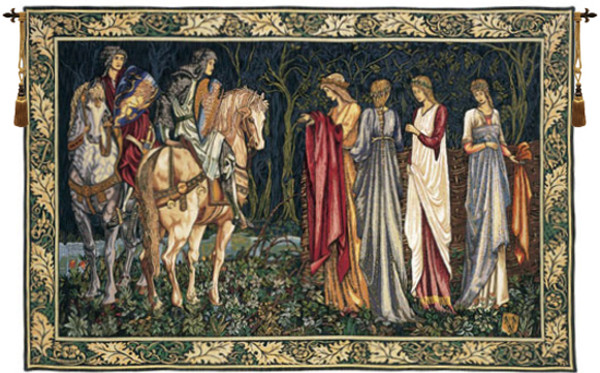 Departure Of The Knights French Tapestry WW-3609-4969