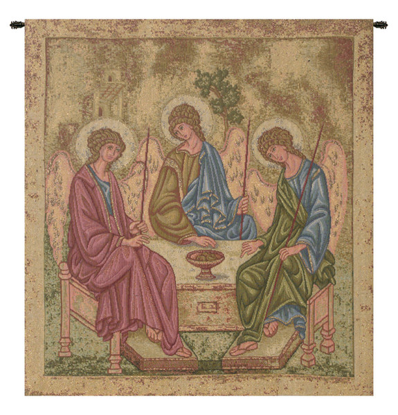 Holy Trinity Icon Italian Tapestry WW-3815-10957