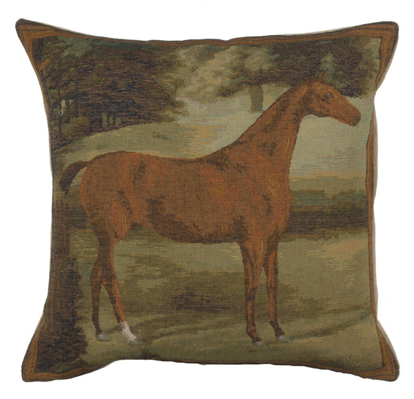 Alezan Horse French Cushion WW-3830-5302