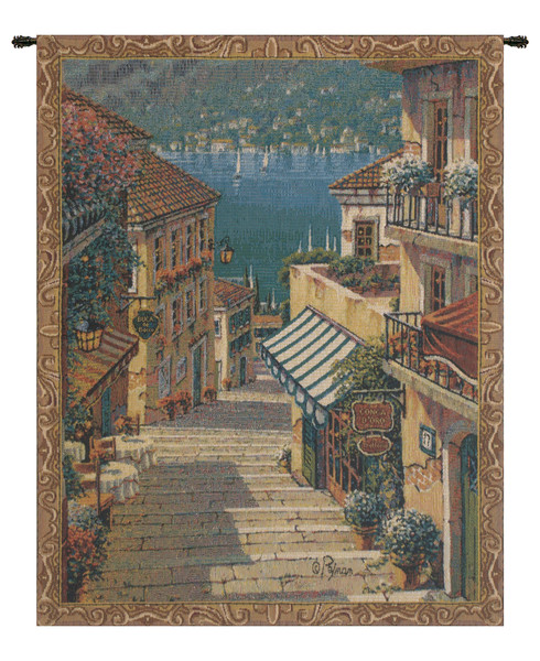 Bellagio Village Mini Belgian Tapestry Wall Art WW-3930-5495