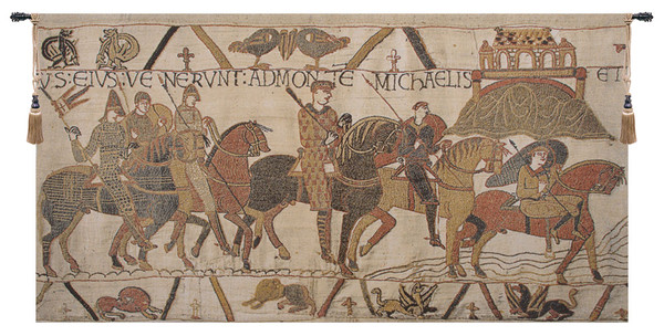 Bayeux Mont St Michael Belgian Tapestry Wall Art WW-3940-5509