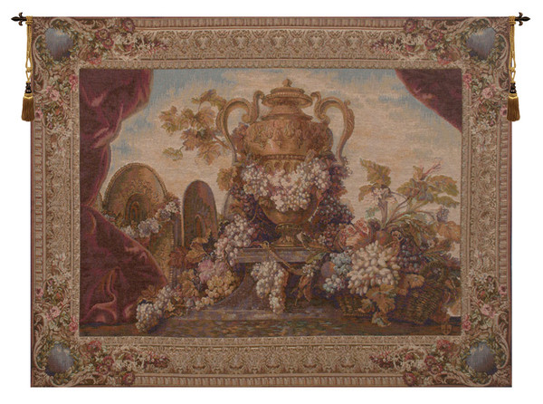 Vase And Raisins French Tapestry WW-4-5521