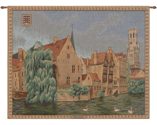 Brugges Riverside French Tapestry WW-463-3377