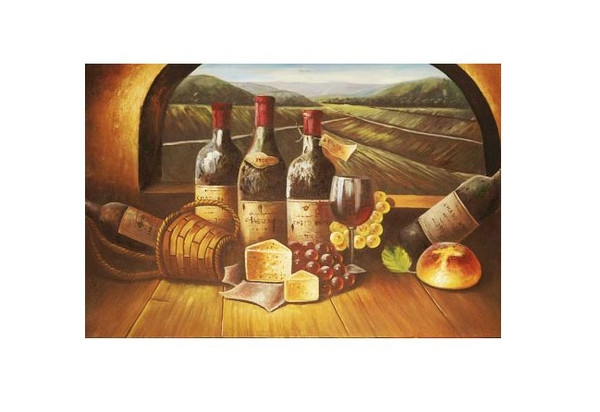 Afternoon Picnic Canvas Wall Art WW-4754-6668