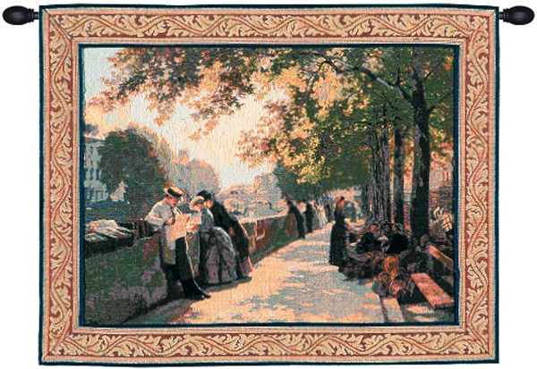 Bank Of The River Seine I French Tapestry WW-494-870
