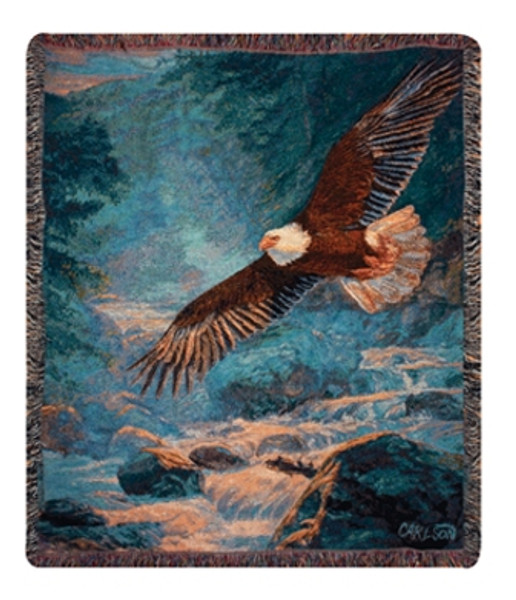 American Majesty Eagle Afghan Throw WW-5110-7090